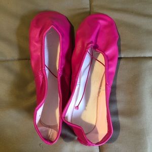 Bright Pink Ballet Shoes
